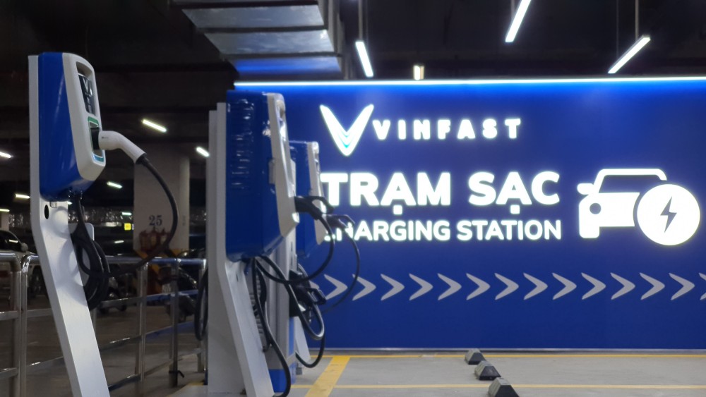 Hình ảnh trạm sạc điện VinFast Nghệ An